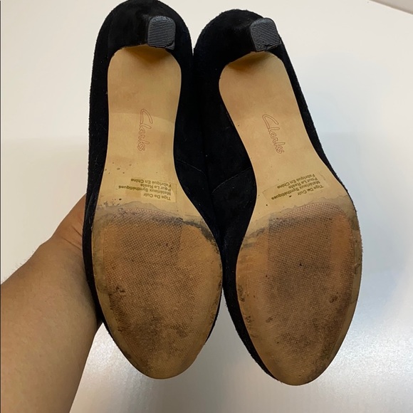 Clarks Delsie Bliss heels black size 6 - Picture 5 of 6